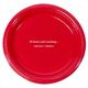 Your Flush Left Bottom Phrase Plastic Plates Image 1 of 2