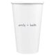 Right Side Name Paper Coffee Cups Image 1 of 3