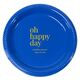 Oh Happy Day Plastic Plates Image 3 of 3