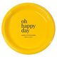 Oh Happy Day Plastic Plates Image 1 of 3