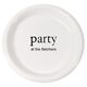 Big Word Party Plastic Plates Image 1 of 3