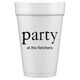 Big Word Party Styrofoam Cups Image 1 of 3