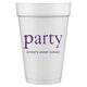 Big Word Party Styrofoam Cups Image 2 of 3
