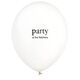 Big Word Party Latex Balloons Image 1 of 3