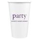 Big Word Party Paper Coffee Cups Image 3 of 3