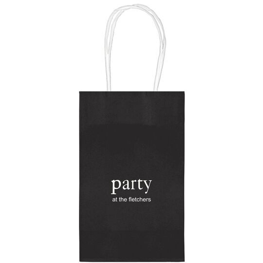 Big Word Party Medium Twisted Handled Bags