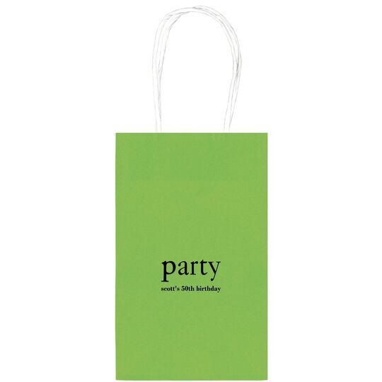 Big Word Party Medium Twisted Handled Bags