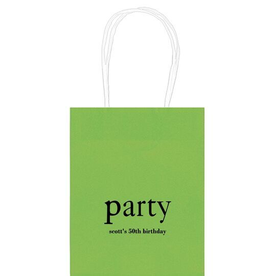Big Word Party Mini Twisted Handled Bags