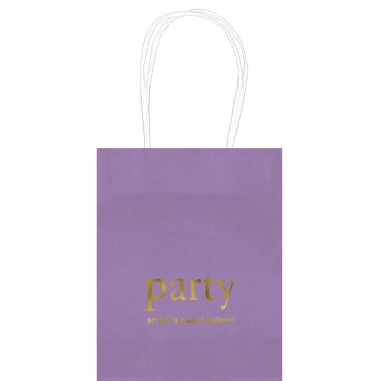Big Word Party Mini Twisted Handled Bags