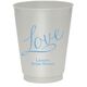Expressive Script Love Colored Shatterproof Cups Image 2 of 3