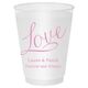 Expressive Script Love Shatterproof Cups Image 1 of 3