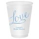 Expressive Script Love Shatterproof Cups Image 2 of 3
