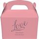 Expressive Script Love Gable Favor Boxes Image 1 of 3