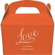 Expressive Script Love Gable Favor Boxes Image 3 of 3