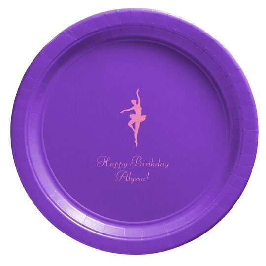 Prima Ballerina Paper Plates