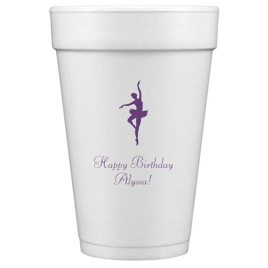 Prima Ballerina Styrofoam Cups