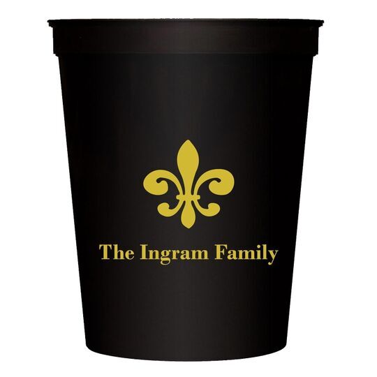 Traditional Fleur-de-Lis Stadium Cups