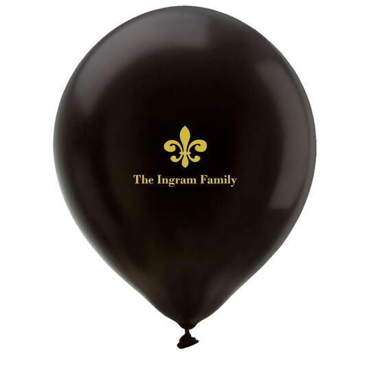 Traditional Fleur-de-Lis Latex Balloons