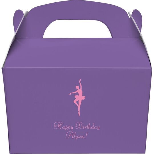 Prima Ballerina Gable Favor Boxes