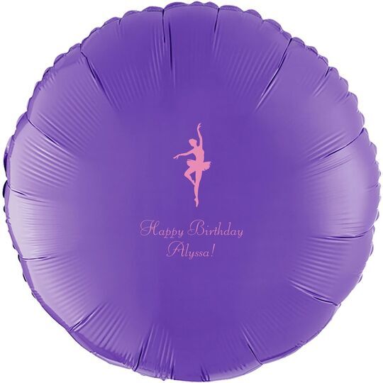 Prima Ballerina Mylar Balloons