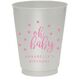 Confetti Dots Oh Baby Colored Shatterproof Cups Image 3 of 3