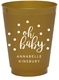 Confetti Dots Oh Baby Colored Shatterproof Cups Image 2 of 3