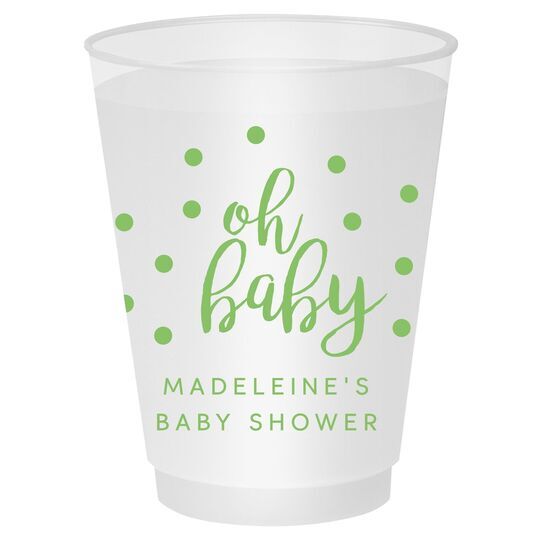 Confetti Dots Oh Baby Shatterproof Cups