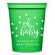 Confetti Dots Oh Baby Stadium Cups Image 1 of 3