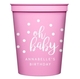 Confetti Dots Oh Baby Stadium Cups Image 3 of 3