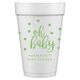 Confetti Dots Oh Baby Styrofoam Cups Image 1 of 3