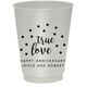 Confetti Dots True Love Colored Shatterproof Cups Image 2 of 2