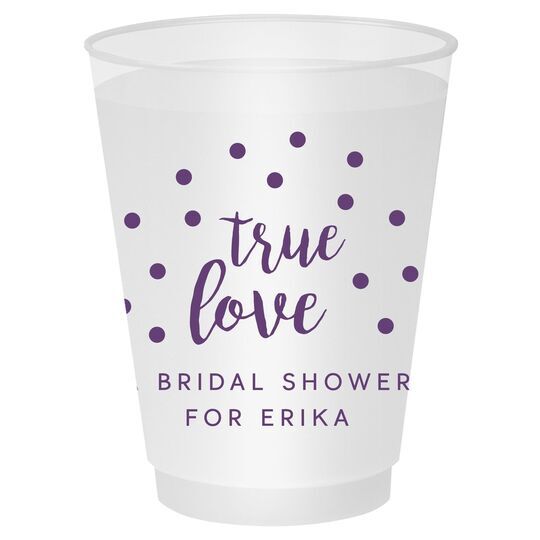 Confetti Dots True Love Shatterproof Cups