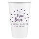 Confetti Dots True Love Paper Coffee Cups Image 1 of 2