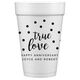 Confetti Dots True Love Styrofoam Cups Image 2 of 2