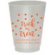 Confetti Dots Trick or Treat Colored Shatterproof Cups Image 2 of 2