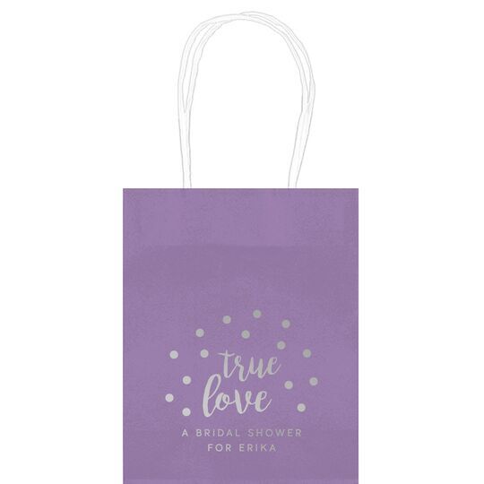 Confetti Dots True Love Mini Twisted Handled Bags