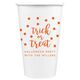 Confetti Dots Trick or Treat Paper Coffee Cups Image 1 of 2