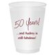 Fun 50 Years Shatterproof Cups Image 2 of 2