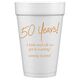 Fun 50 Years Styrofoam Cups Image 1 of 2