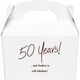 Fun 50 Years Gable Favor Boxes Image 2 of 2
