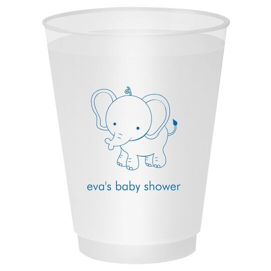 Sweet Elephant Shatterproof Cups