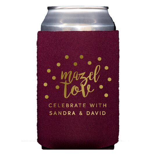 Confetti Mazel Tov Collapsible Huggers