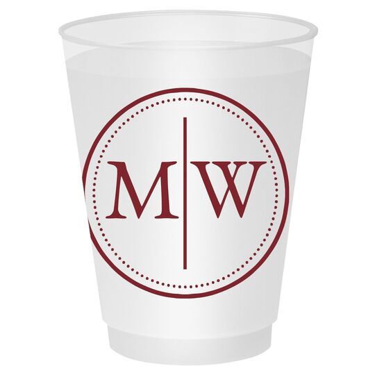 Dotted Circle Duogram Shatterproof Cups