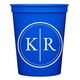 Dotted Circle Duogram Stadium Cups Image 1 of 2