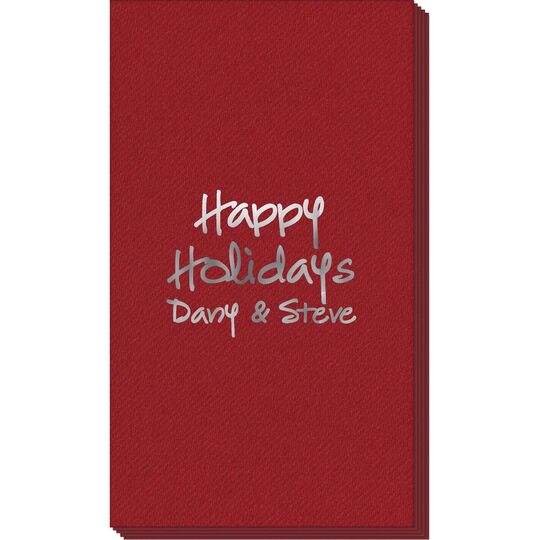 Studio Text Linen Like Guest Towels