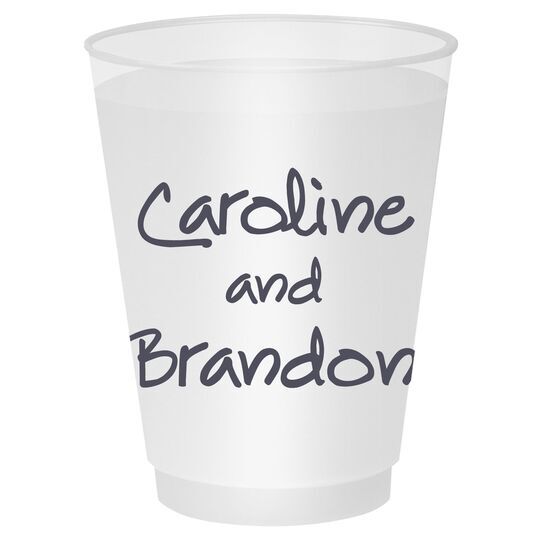 Studio Text Shatterproof Cups