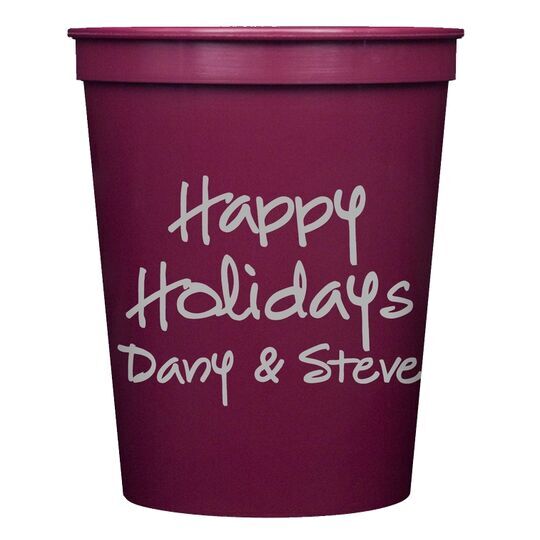 Studio Text Stadium Cups