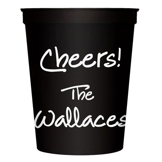 Studio Text Stadium Cups