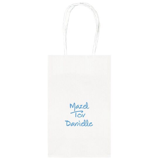 Studio Text Medium Twisted Handled Bags