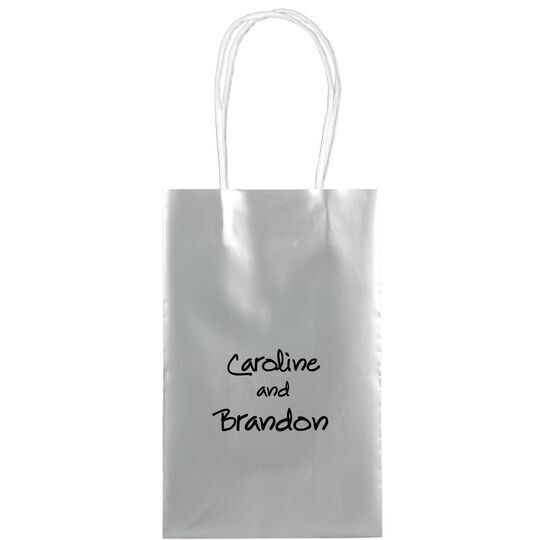 Studio Text Medium Twisted Handled Bags